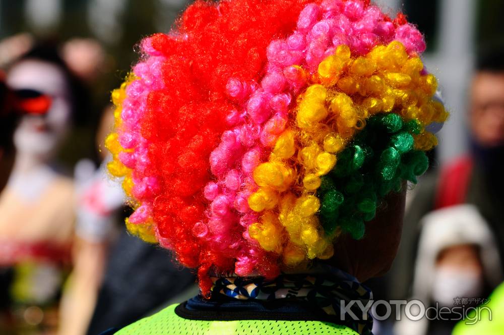 京都マラソン2018　カラフルヘアー