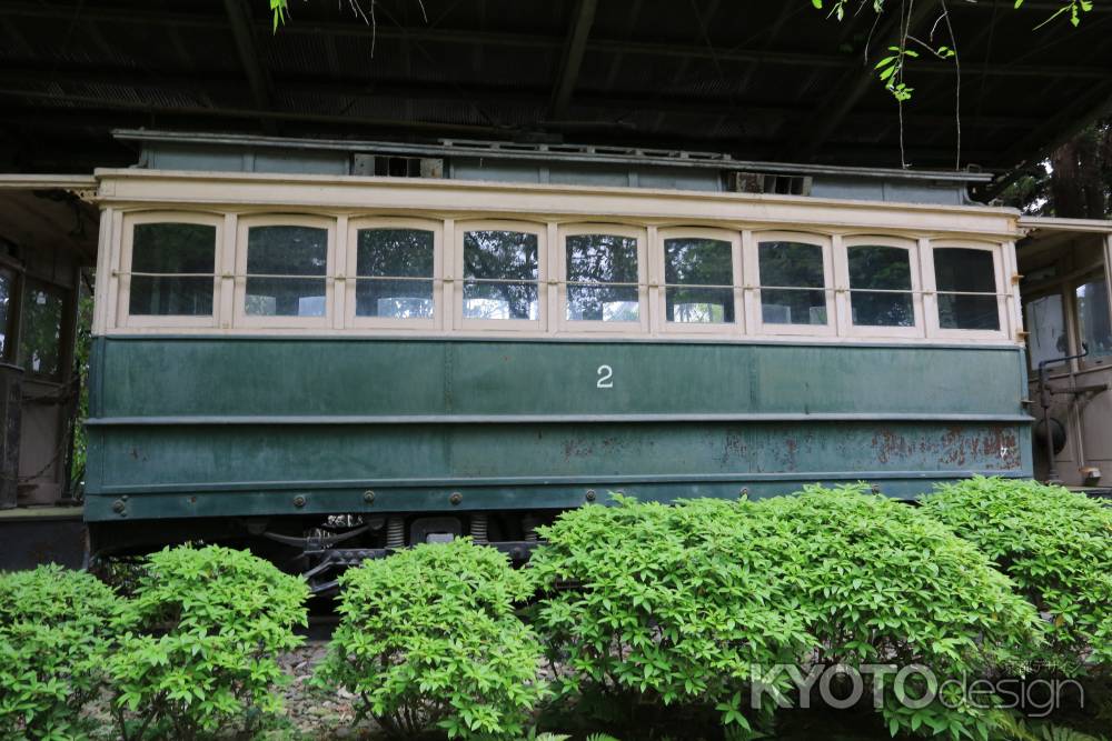 平安神宮 日本最古の電車