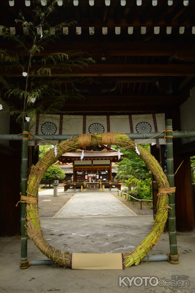 平野神社さん夏越の大祓