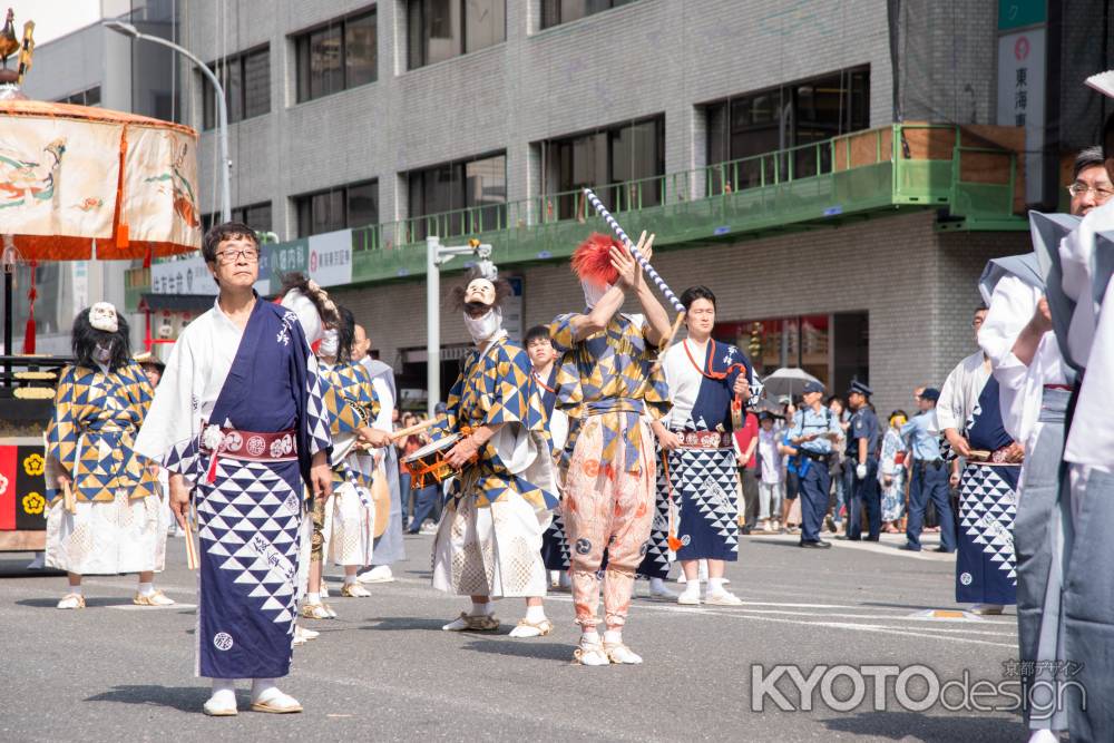 祇園祭2019　山鉾巡行　綾傘の舞