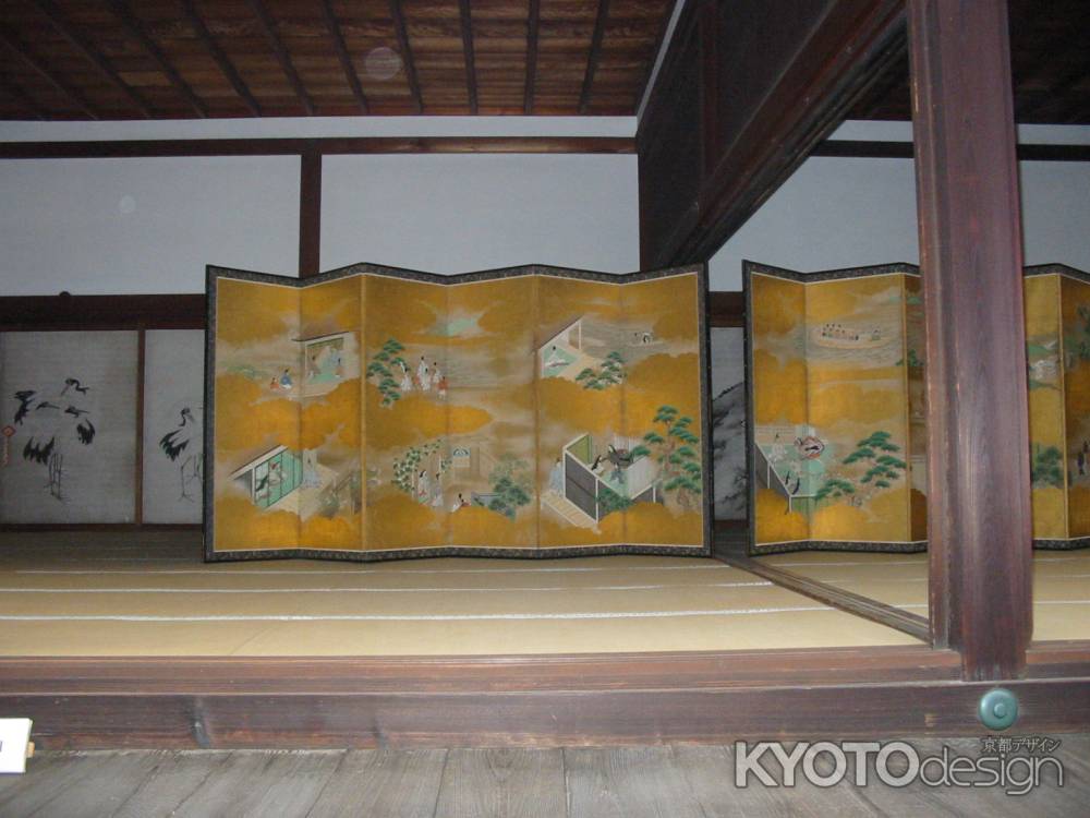 京都御所の屏風絵