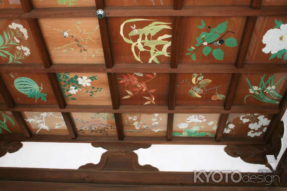 車折神社　本殿の天井絵