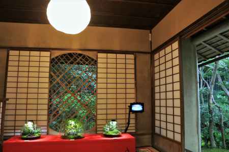 祇王寺の吉野窓