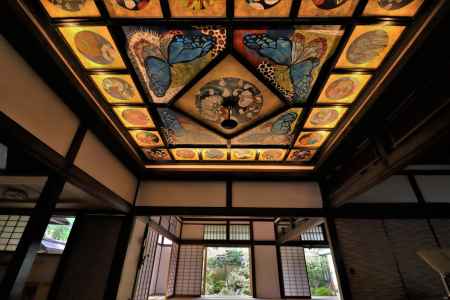 本法寺尊陽院の天井画