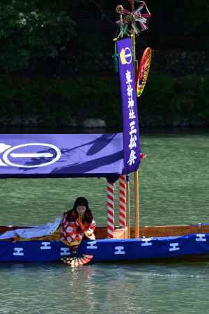 京都嵐山　三船祭
