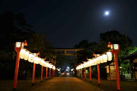 平野神社　仲秋の名月