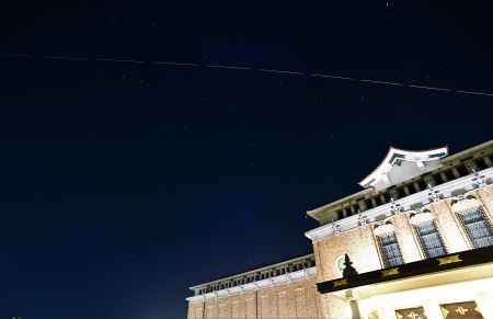 京都市京セラ美術館さん国際宇宙ステーション通過します！