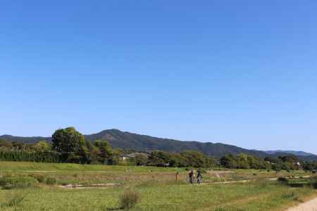賀茂川と大文字山