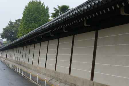 世界遺産　西本願寺の塀