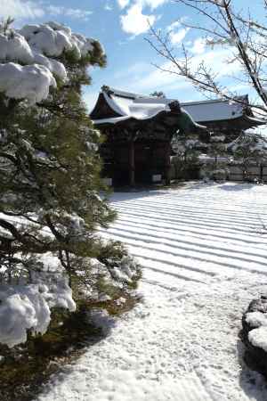 雪景色の仁和寺19