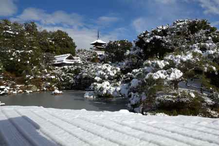 雪景色の仁和寺23