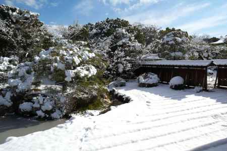 雪景色の仁和寺26