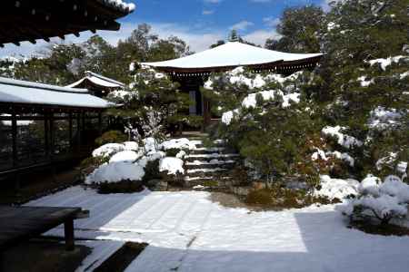 雪景色の仁和寺29