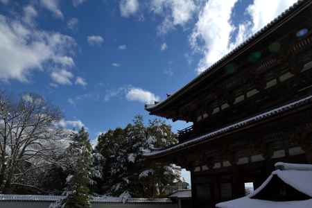 雪景色の仁和寺35