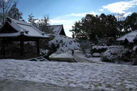 雪景色の仁和寺40