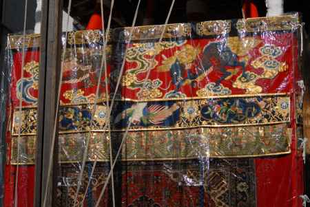 長刀鉾の織物装飾