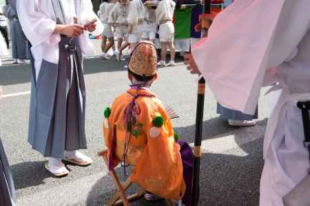 祇園祭2019　山鉾巡行　しばしの休息