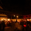 節分の日の吉田神社の境内