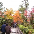 秋の化野念仏寺参道