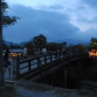 夕闇の中ノ島橋