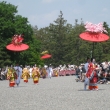 葵祭　花傘と婦人列