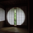 常照寺の茶室「遺芳庵」の吉野窓２