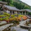 松尾大社は松風三苑の一つ曲水の庭を入り口から見た全景