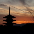 2019　冬　八坂の塔と京都タワー　7