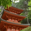 お茶の京都の三重塔