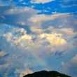 大文字山に虹