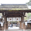 下鴨神社　河合神社の門