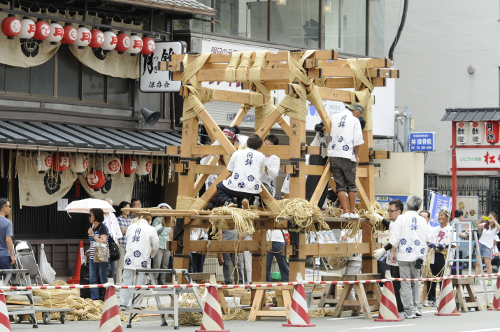 2016祇園祭 鉾建て メインイメージ