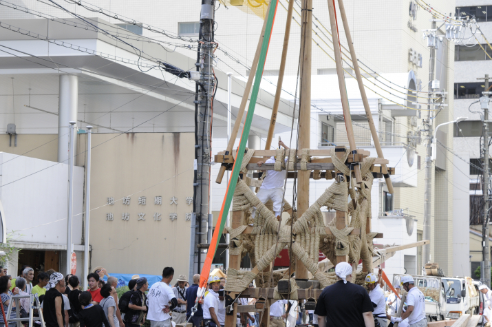 祇園祭2016 鶏鉾 鉾建て～曳き初め メインイメージ