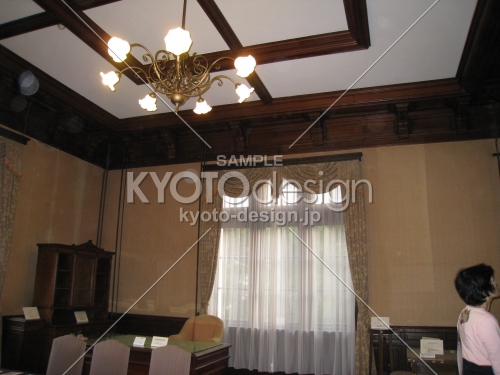 旧知事室の格天井