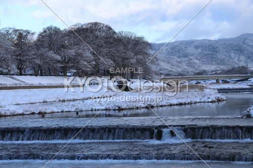 冬の賀茂川
