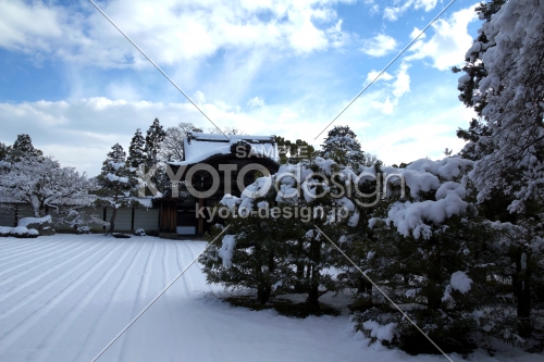 雪景色の仁和寺8