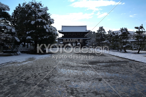雪景色の仁和寺49