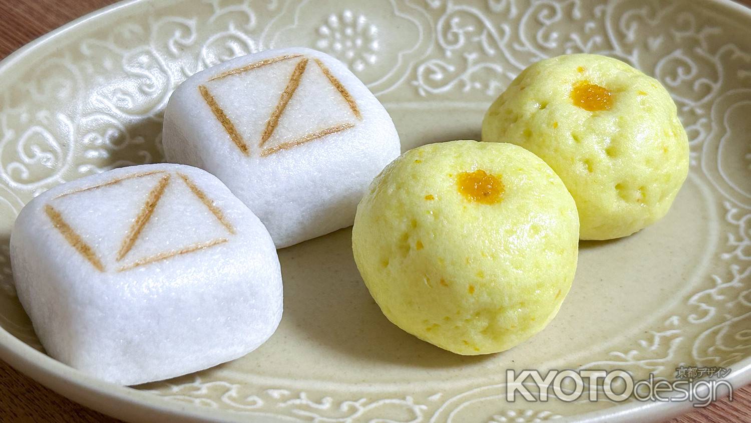 中村軒の冬のお菓子　「枡薯蕷」と「水尾」