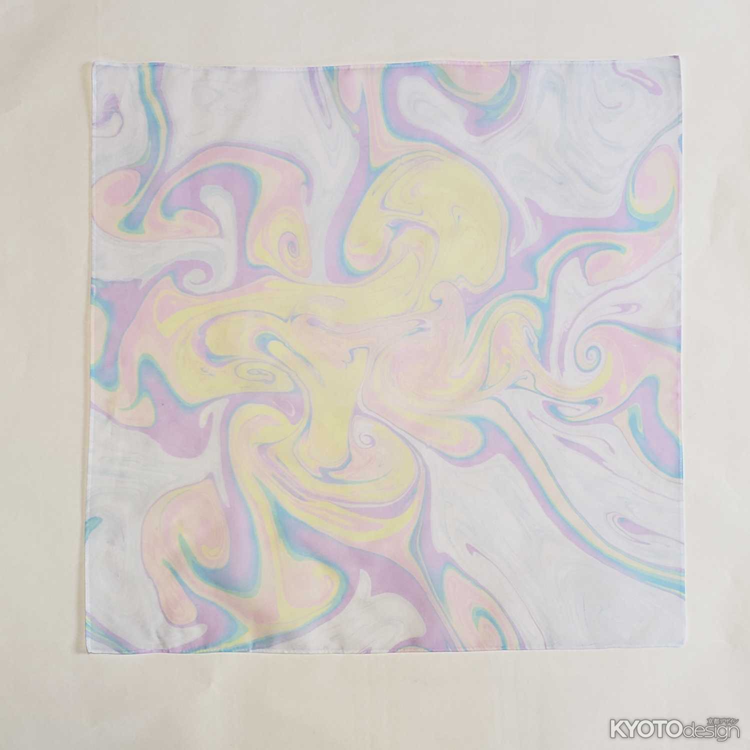 ワークショップ　『水に描くアート～墨流し染体験～』