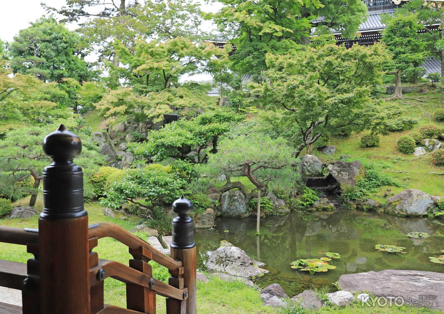 東本願寺　宮御殿の庭園