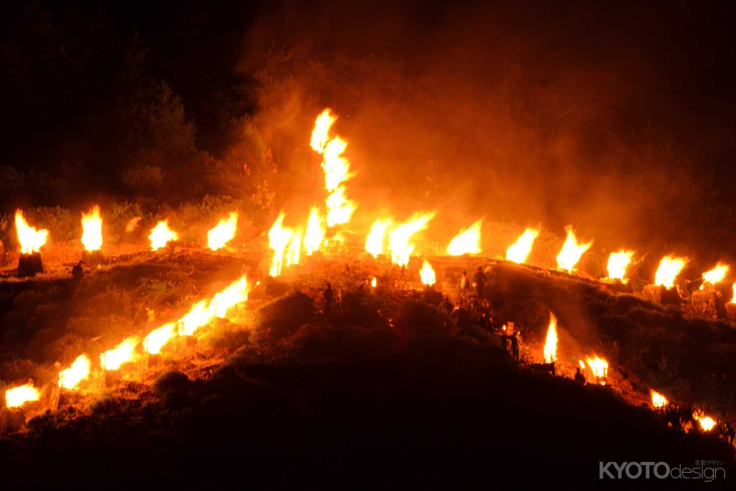 五山送り火　左大文字