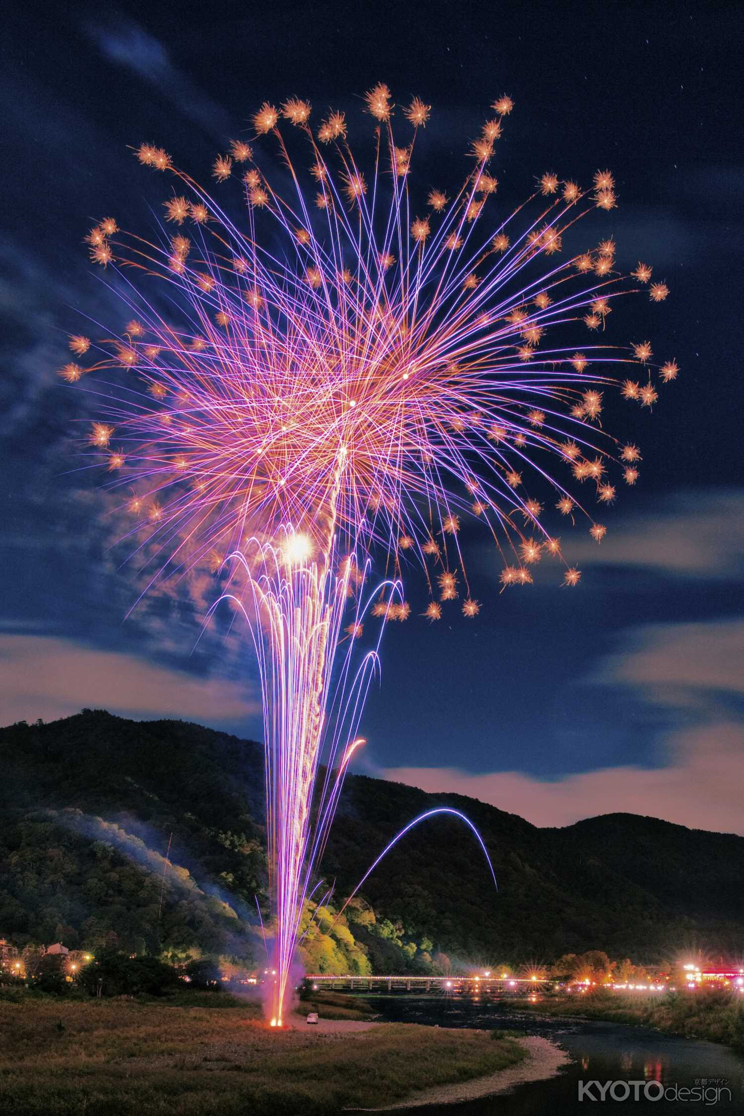 嵐山秋花火2