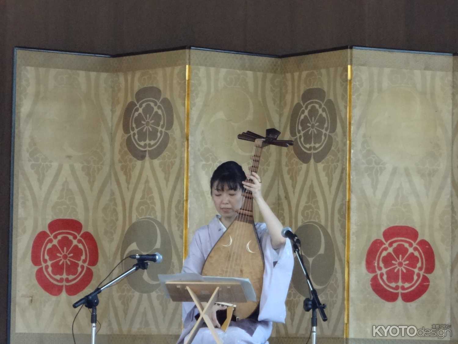 祇園祭2015・琵琶の奉納