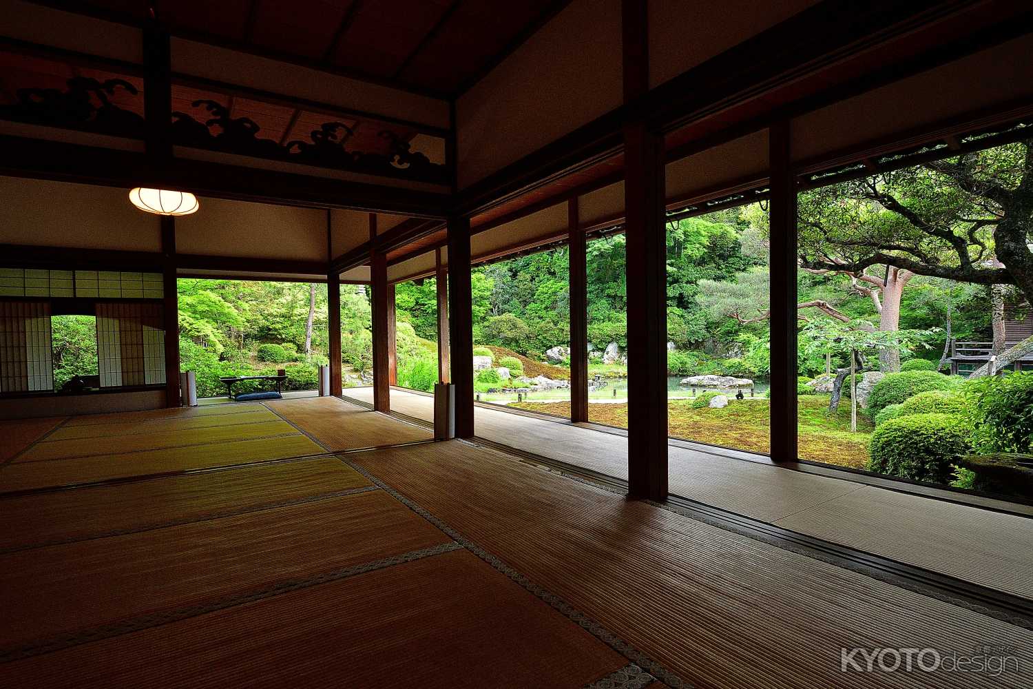 粟田御所、風心地よく