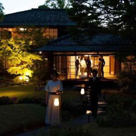 お香薫る夏のてぶら夜カフェ　-京都の限定公開の日本庭園で冷抹茶をどうぞ-