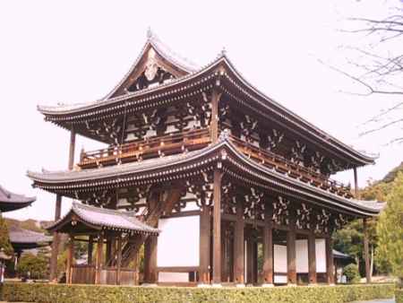 京の冬の旅 〔東福寺 三門〕