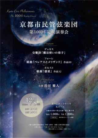 京都市民管弦楽団　第100回定期演奏会