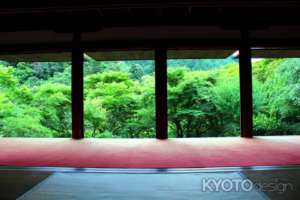 高山寺の緋色