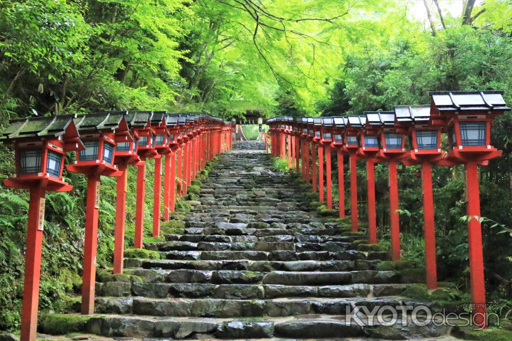 貴船祭前の貴船神社参道2018