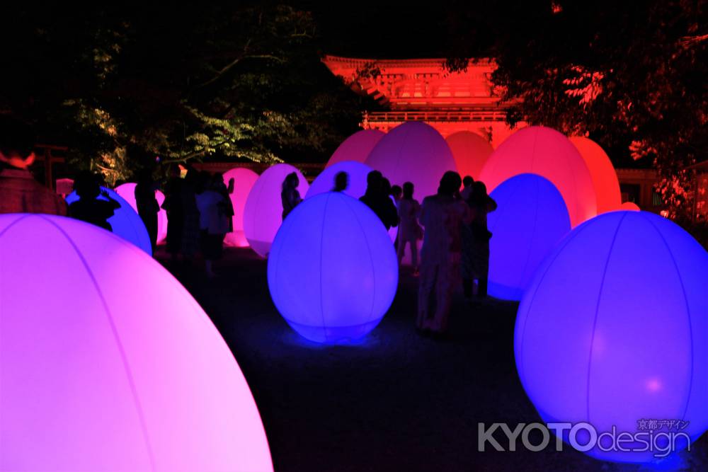 下鴨神社、糺の森の光の祭1